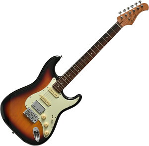 Bacchus BST-2-RSM/R 3TS バッカス エレキギター【ソフトケース付属】
