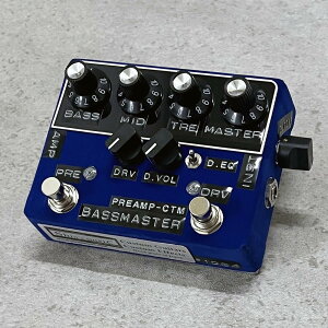 Shin's Music Bass Master Preamp Blue Velvet / Blk Panel / Num.Knob w/ Drive EQ. Select Switch