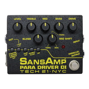 TECH 21 SANSAMP PARA DRIVER DI Ver.2 �e�b�N21 �T���Y�A���v DI�{�b�N�X