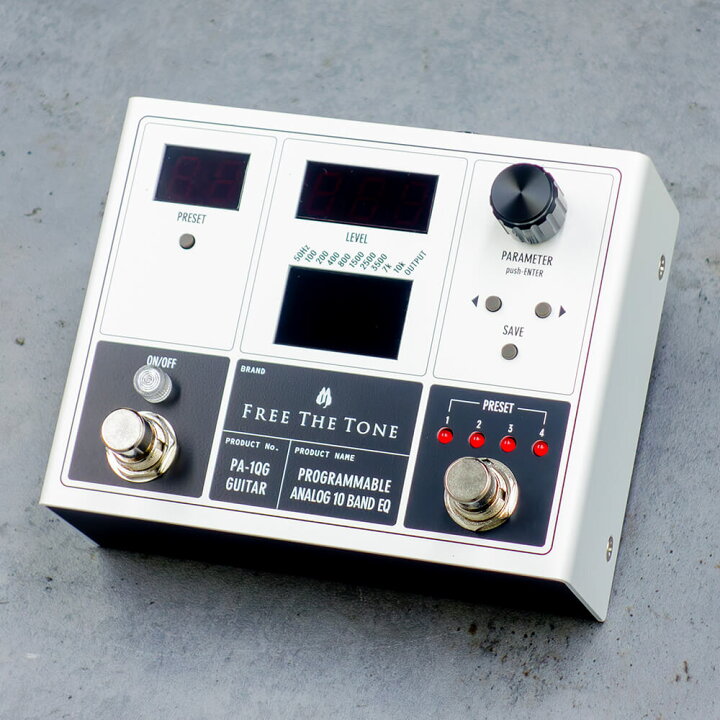 楽天市場】Free the Tone PA-1QG PROGRAMMABLE ANALOG 10 BAND EQ 