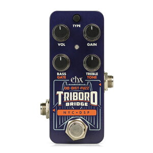 electro-harmonix PICO TRIBORO BRIDGE OVERDRIVE, DISTORTION & FUZZ