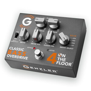 GENZLER 4 On The Floor Classic Bass Overdrive Pedal [4-OTF-PEDAL]