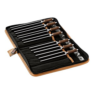 MEINL Sonic Energy 7-piece Planetary Tuning Fork Chakra Set w/Case [TF-SET-CHA-7C]