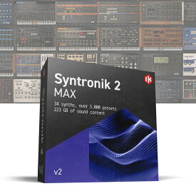 IK Multimedia Syntronik 2 MAX v2 【ダウンロード版/メール納品】