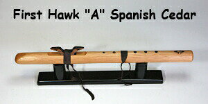 HIGH SPIRITS FLUTES CfBAt[g First Hawk "A" Spanish Cedar (113-SPC_FH)