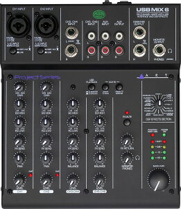 ART USB MIX 6 -6CH~LT[^USBI[fBIEC^[tFCX-