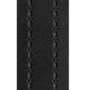 Planet Waves /25PRF01 BLACK ROWS Vented Leather Strap Collection