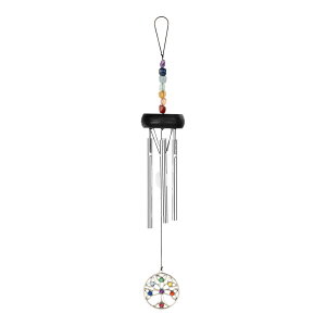 MEINL Sonic Energy Mini Chakra Chime 12" / 30 cm, Tree of Life, Silver [TOLCC12MINI]