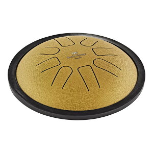 MEINL Sonic Energy 7 Small Steel Tongue Drum, C Minor, 8 Notes, Gold [SSTD3G]
