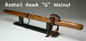 HIGH SPIRITS FLUTES CfBAt[g Redtail Hawk "G" Walnut (101-W)