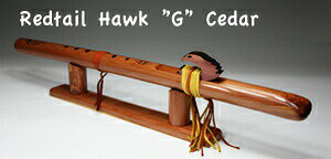 HIGH SPIRITS FLUTES CfBAt[g Redtail Hawk "G" Cedar (101-C)