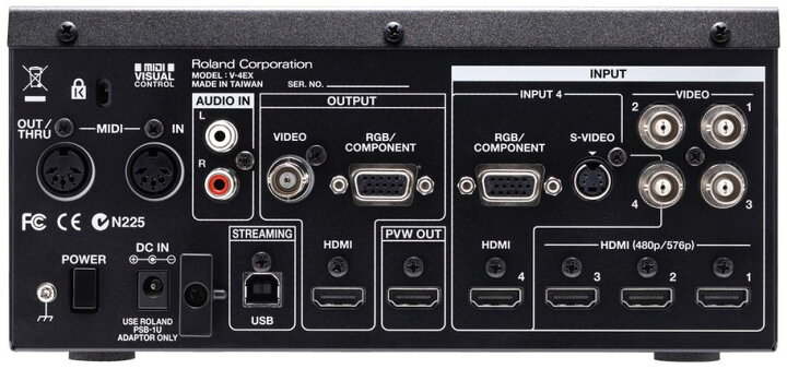 楽天市場】Roland V-4EX - 4-Channel Video Mixer - : MUSICLAND KEY 