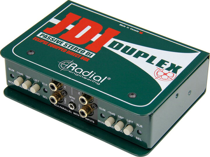 楽天市場】Radial JDI Duplex ステレオDIボックス（パッシブ）【国内 