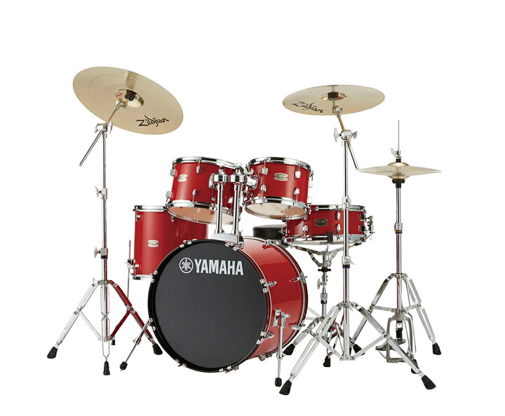 YAMAHA ドラムセット RYDEEN スタンダードセットRDP2F5STD ホットレッド:RD | MUSICLAND KEY -楽器-