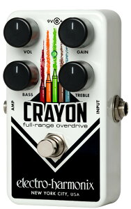 electro-harmonix Crayon 01(BK) -Full-Range Overdrive-