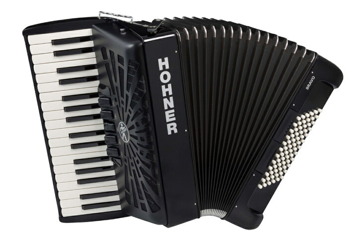 楽天市場】HOHNER ホーナー アコーディオン BravoIII72 BLK 