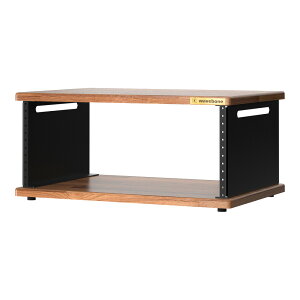 Wavebone Stella Portable Rack Case-4U/Walnut