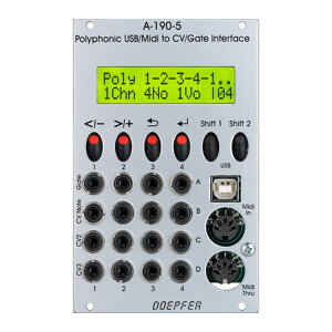 Doepfer A-190-5 -Polyphonic USB/Midi-to-CV/Gate Interface-