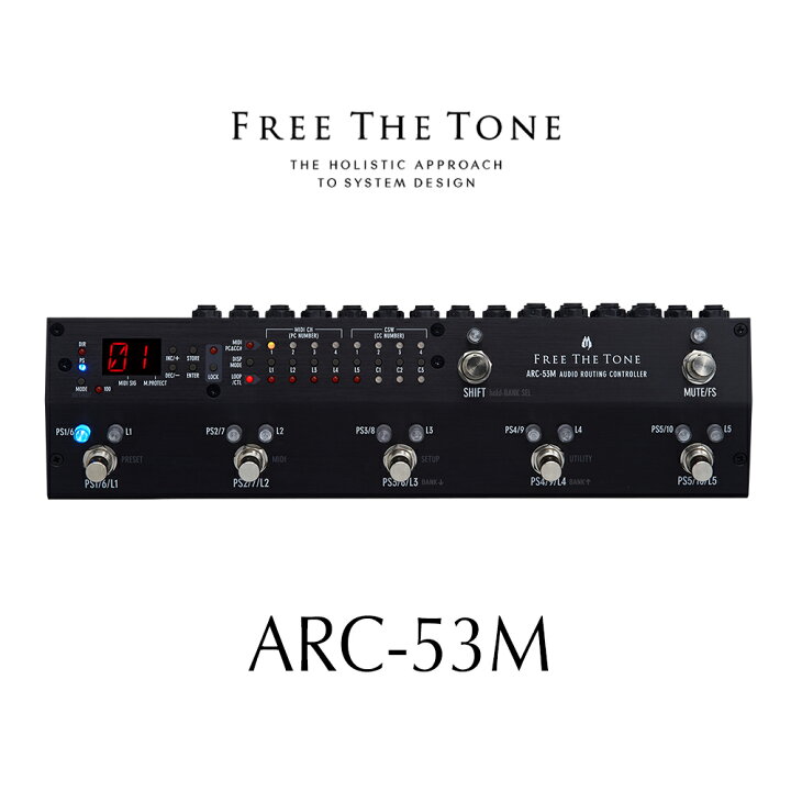 楽天市場】Free The Tone フリーザトーン ARC-53M (Black 