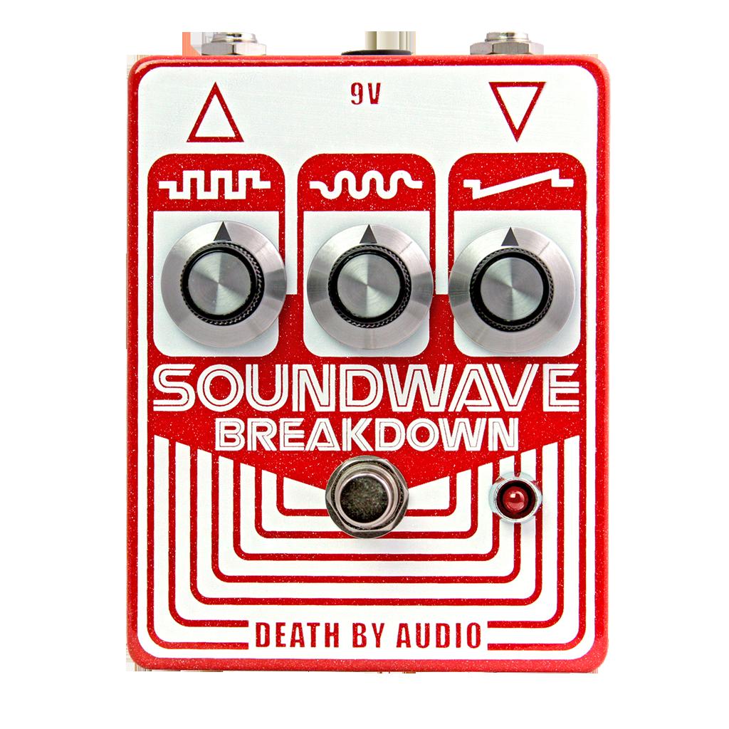 様々なノイジーサウンドをクリエイトできるサイコなトランジスタ ファズ Death by Audio SOUNDWAVE Fuzz- 低廉 売却 -Backwards 送料無料 BREAKDOWN Transistor