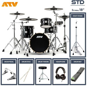 ATV aDrums artist STANDARD SET ADA-STDSET 3Cymbal tIvVZbg (18"Crash, cCy_)