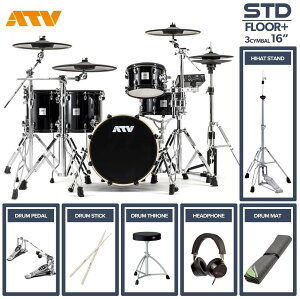ATV aDrums artist STANDARD SET ADA-STDSET 2tA^ 3Cymbal tIvVZbg (16"Crash, cCy_)