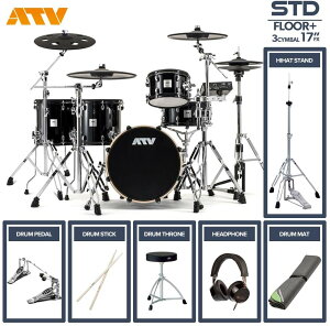 ATV aDrums artist STANDARD SET ADA-STDSET 2tA^ 3Cymbal tIvVZbg (17"Effect, cCy_)