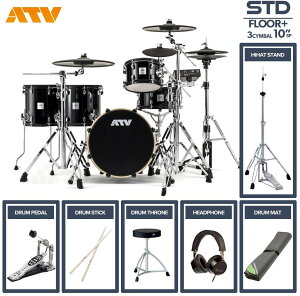 ATV aDrums artist STANDARD SET ADA-STDSET 2tA^ 3Cymbal tIvVZbg (10"Splash, VOy_)