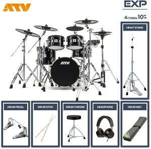 ATV aDrums artist EXPANDED SET ADA-EXPSET 4Cymbal �t���I�v�V�����Z�b�g (10Splash, �c�C���y�_��)
