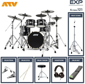 ATV aDrums artist EXPANDED SET ADA-EXPSET 4Cymbal �t���I�v�V�����Z�b�g (12Splash, �c�C���y�_��)