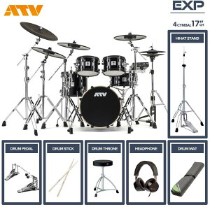 ATV aDrums artist EXPANDED SET ADA-EXPSET 4Cymbal �t���I�v�V�����Z�b�g (17China, �c�C���y�_��)