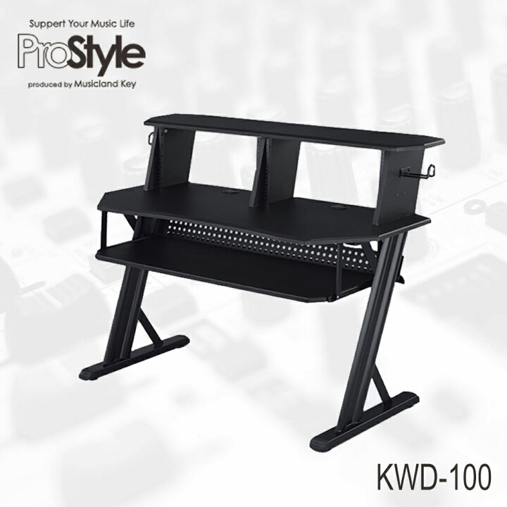楽天市場】DTMデスク ProStyle KWD-100 BLACK 【大型商品につき代引 