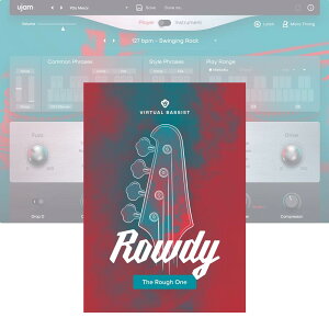 UJAM Virtual Bassist ROWDY 2 [���[���[�i]