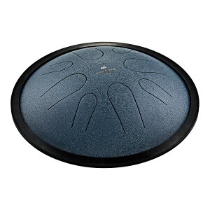 MEINL Sonic Energy 10 Compact Steel Tongue Drum, C Minor, 8 Notes, 432 Hz, Navy Blue [CSTD2NB]