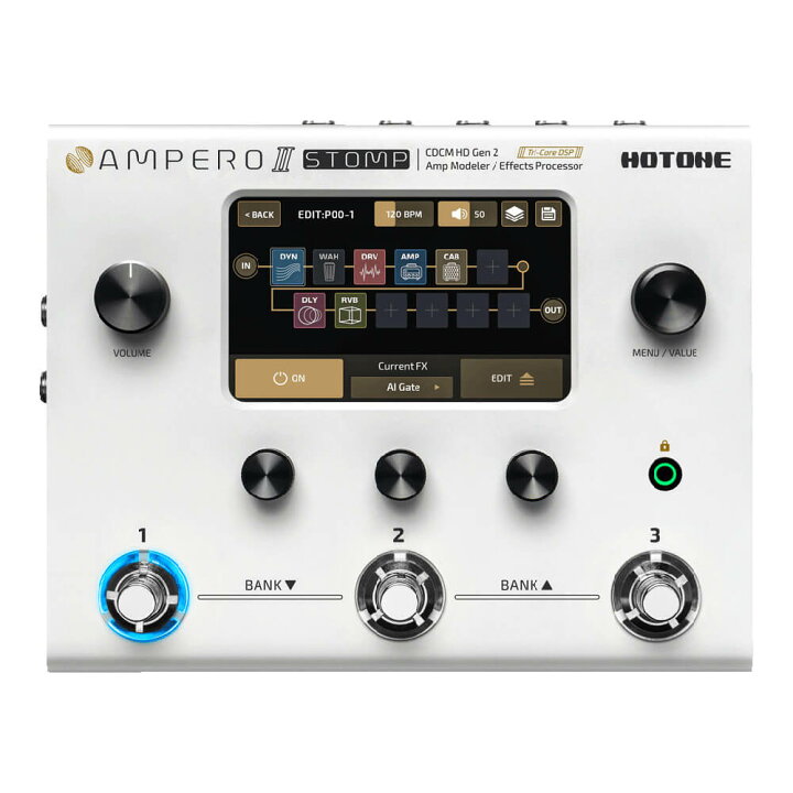 楽天市場】HOTONE AMPERO II STOMP - アンプモデラー＆エフェクター  