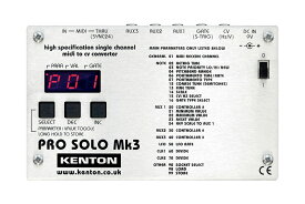 KENTON PRO SOLO Mk3 -MIDI to CV / Gate / Clock Converter-