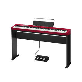 電子ピアノ CASIO PX-S1100 RD + CS-68PBK (専用スタンド) + SP-34 (3本ペダルユニット)