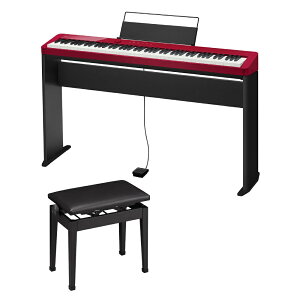 dqsAm CASIO PX-S1100 RD + CS-68PBK (pX^h) + CB-30BK (Ꭹ݈֎q)