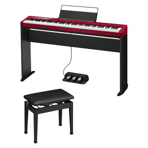 dqsAm CASIO PX-S1100 RD + CS-68PBK (pX^h) + SP-34 (3{y_jbg) + CB-30BK (Ꭹ݈֎q)
