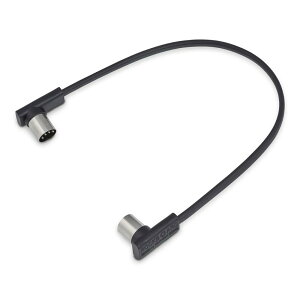 RockBoard by Warwick Flat MIDI Cable - 30 cm / 11 13/16 [RBO CAB MIDI 30 BK]