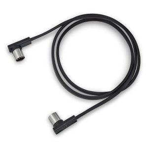 RockBoard by Warwick Flat MIDI Cable - 100 cm / 39 3/8 [RBO CAB MIDI 100 BK]