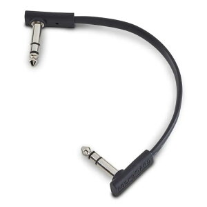 RockBoard by Warwick Flat TRS Cable - 15 cm / 5 29/32 [RBO CAB F TRS 15 BK]