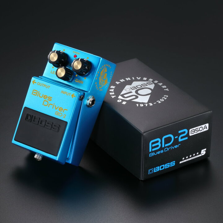 楽天市場】BOSS BD-2-B50A Blues Driver (50th Anniversary 