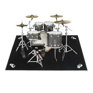 dw DWe 5-Piece Complete Bundle Kit Black Galaxy FinishPly Plus set