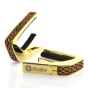 ��3,000�~OFF�N�[�|���z�z�� Thalia Capo Engraved / Hawaiian Koa Celtic Knot / 24K Gold 7876