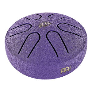 MEINL Sonic Energy 3" Pocket Steel Tongue Drum, A Major, Lotus Flower, Purple [PSTD1PLF]