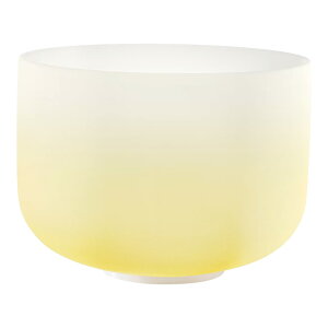 MEINL Sonic Energy 12 Color-Frosted Crystal Singing Bowl, Note E, Navel Chakra [CSBC12E]