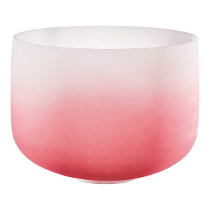 MEINL Sonic Energy14" Color-Frosted Crystal Singing Bowl, Note C, Root Chakra [CSBC14C]