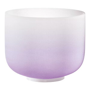 MEINL Sonic Energy 8" Color Frosted Crystal Singing Bowl, Note B, Crown Chakra [CSBC8B]