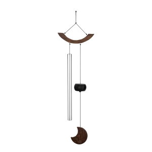 MEINL Sonic EnergyMoon Meditation Chime 35 / 88 cm, 432 Hz, Curved Suspension, Silver [MMC35S]